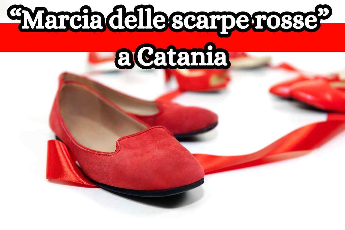 marcia scarpe rosse catania