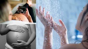 Doccia contiene smagliature in gravidanza