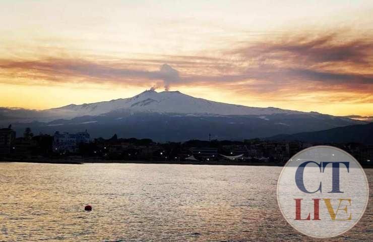 Etna visto dal mare