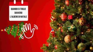 quando si toglie davvero l'albero di Natale