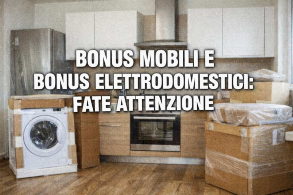Bonus mobili ed elettrodomestici non comulabili